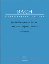 The Well-Tempered Clavier piano sheet music cover